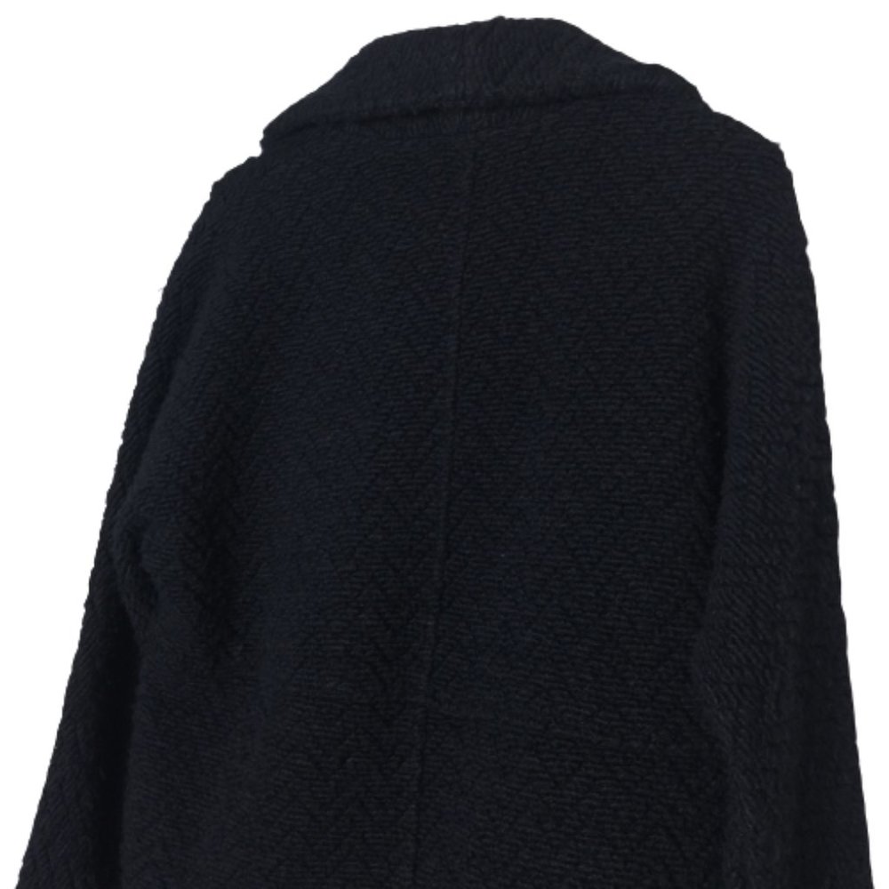 BB Dakota Women's Johnna Knit Cocoon Jacket Navy - Picture 13 of 14